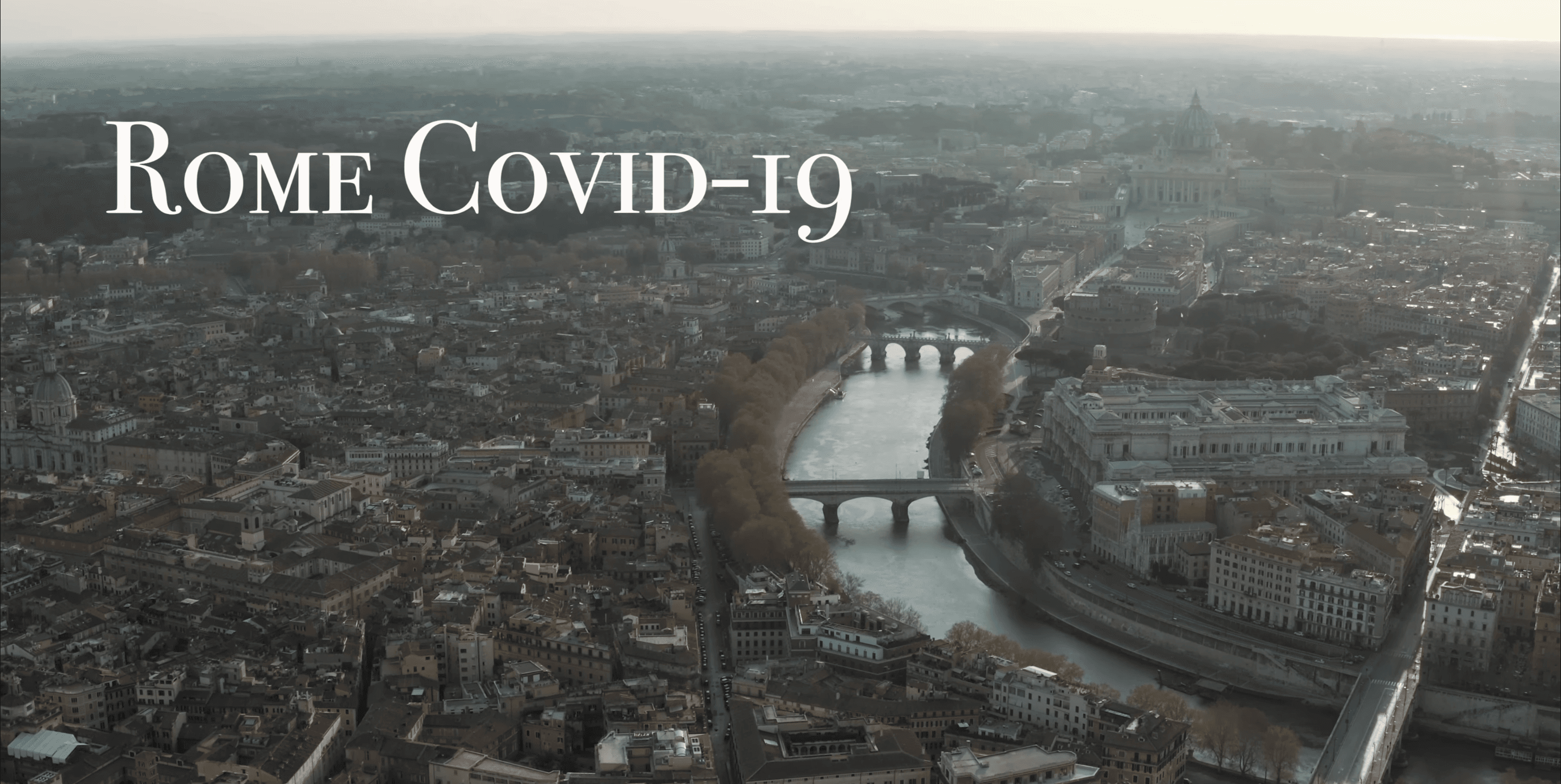 Frame dal documentario Rome during Covid-19 — 3 Monkeys Film